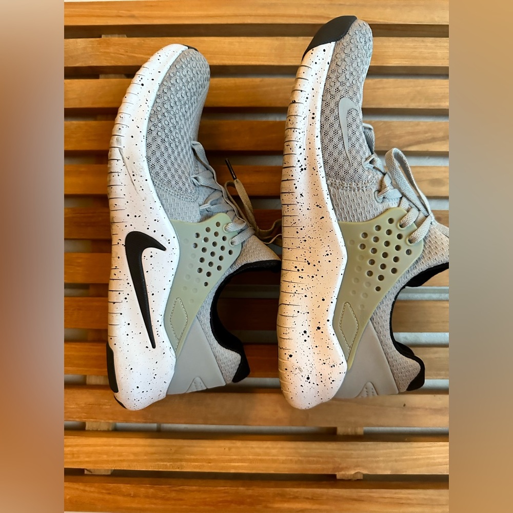 Nike Gray and White Athletic Shoes